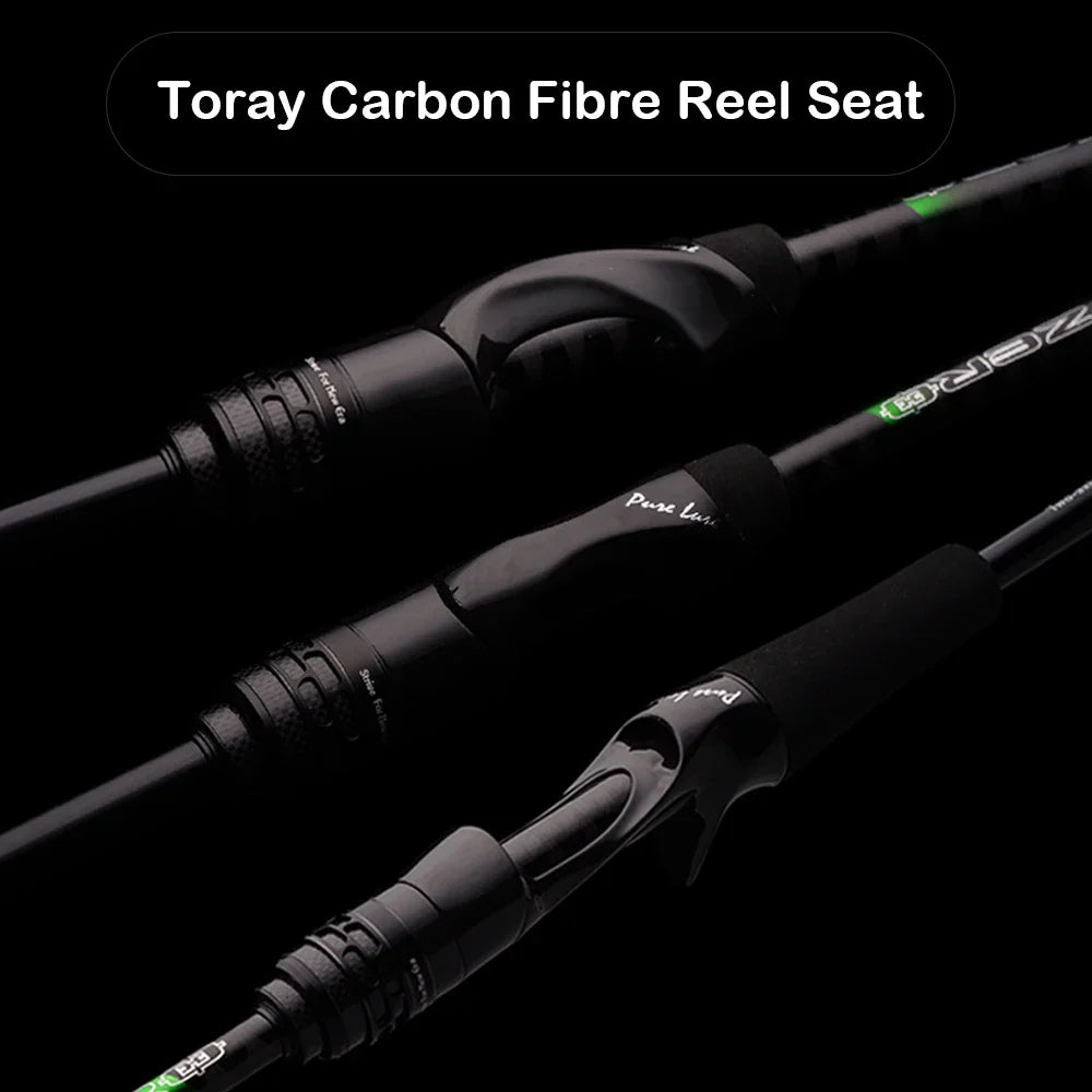 PURELURE ZERO UL Fishing Rod - Lightweight Carbon Spinning & BFS Rod for Trout and Bass