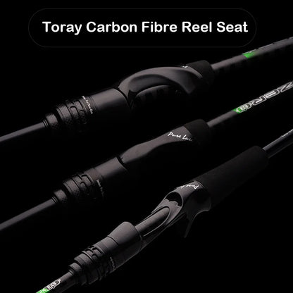 PURELURE ZERO UL Fishing Rod - Lightweight Carbon Spinning & BFS Rod for Trout and Bass