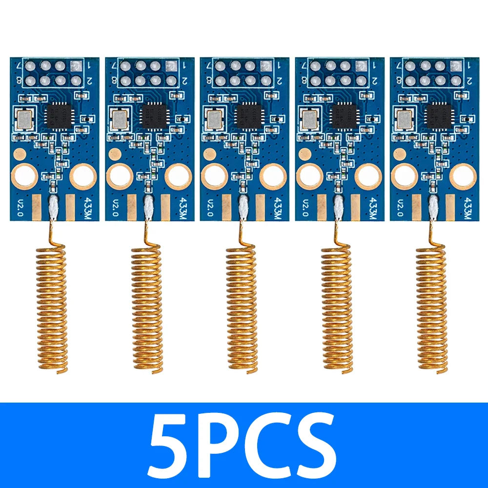 CC1101 433/868MHz Wireless Transceiver Module – 10mW Long Range (300–1000m) with SMA Antenna for Arduino