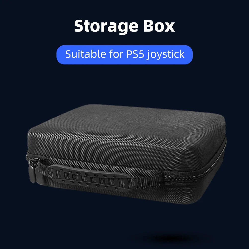 Dual Controller Carrying Bag – Shockproof Nylon Storage Case for Sony PS4, PS5, Switch Pro & Xbox Gamepads