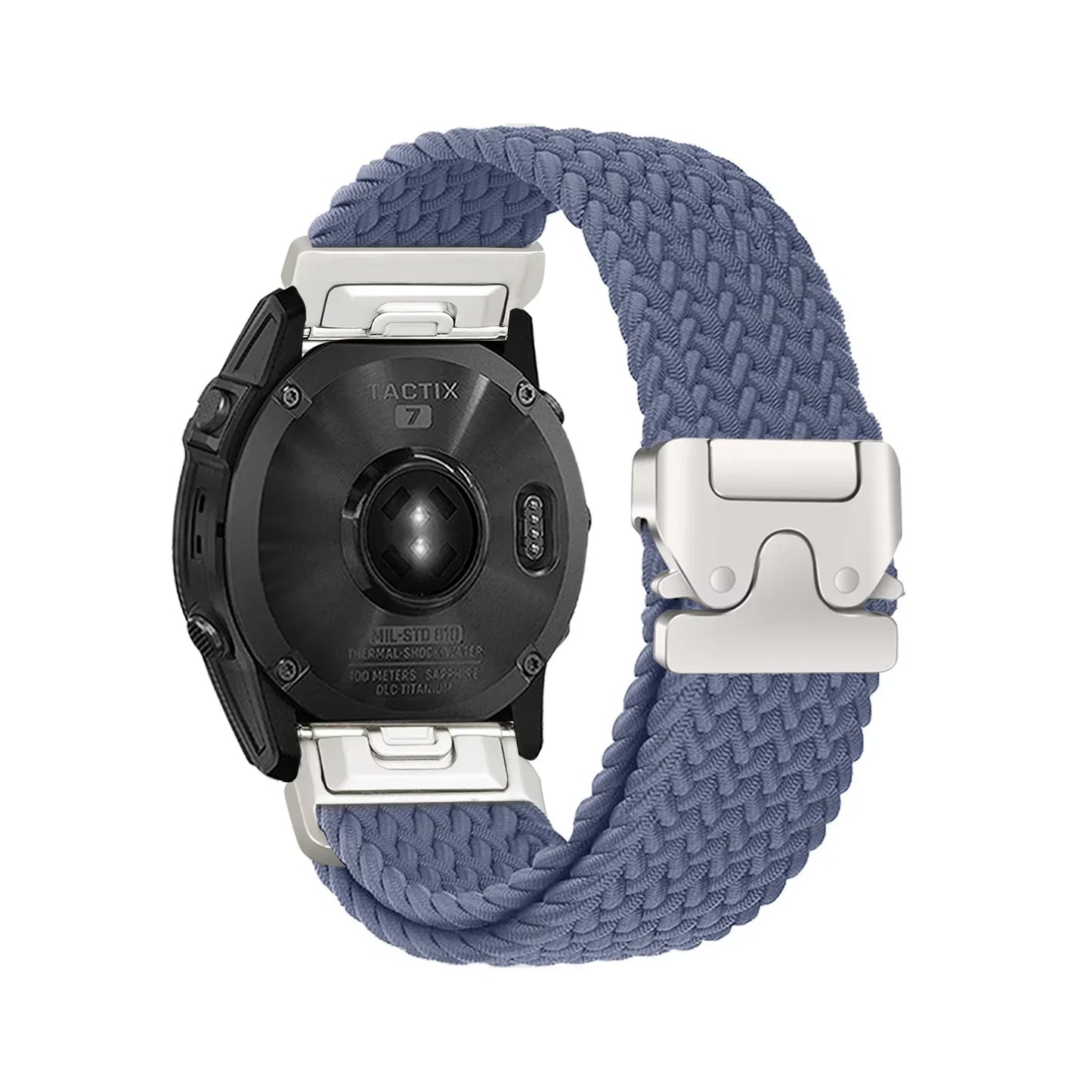 Nylon Quick Fit Watch Strap - 20mm 22mm 26mm Replacement Band for Garmin Fenix, Tactix & Instinct Series