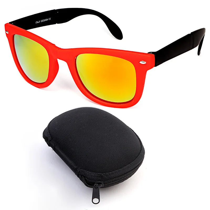 2025 Foldable Square Sunglasses – UV400 Men’s Driving & Women’s Outdoor Sports Cycling Goggles