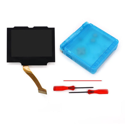 Laminated V5 IPS GBA SP Backlight LCD Replacement Mod Kit – Backlit Screen for Game Boy Advance SP, No Shell Cutting Needed