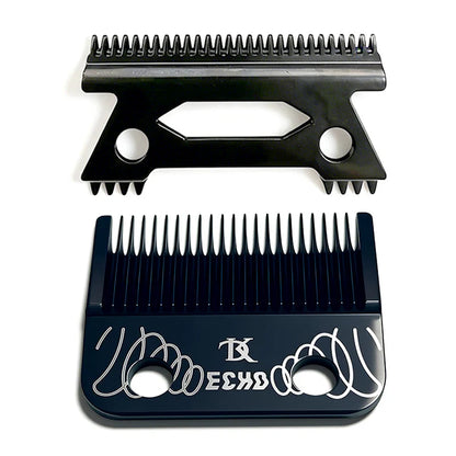 SC ECHO PHANTOM Professional Electric Hair Clipper – Crunch Blade Fade Trimmer for Men Barbershop Use (VGR 8148 Compatible)