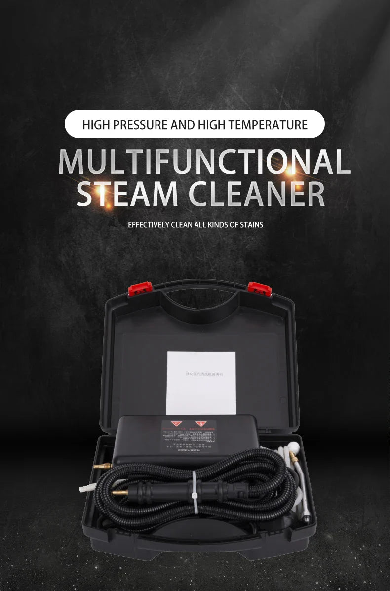 High-Temperature Home Steam Cleaner – Sterilization for Air Conditioning, Kitchen Hood & Car, 110V/220V