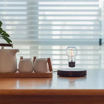 Magnetic Levitation Lamp – Floating LED Bulb Glass Light for Home Office Desk Decor & Birthday Gift