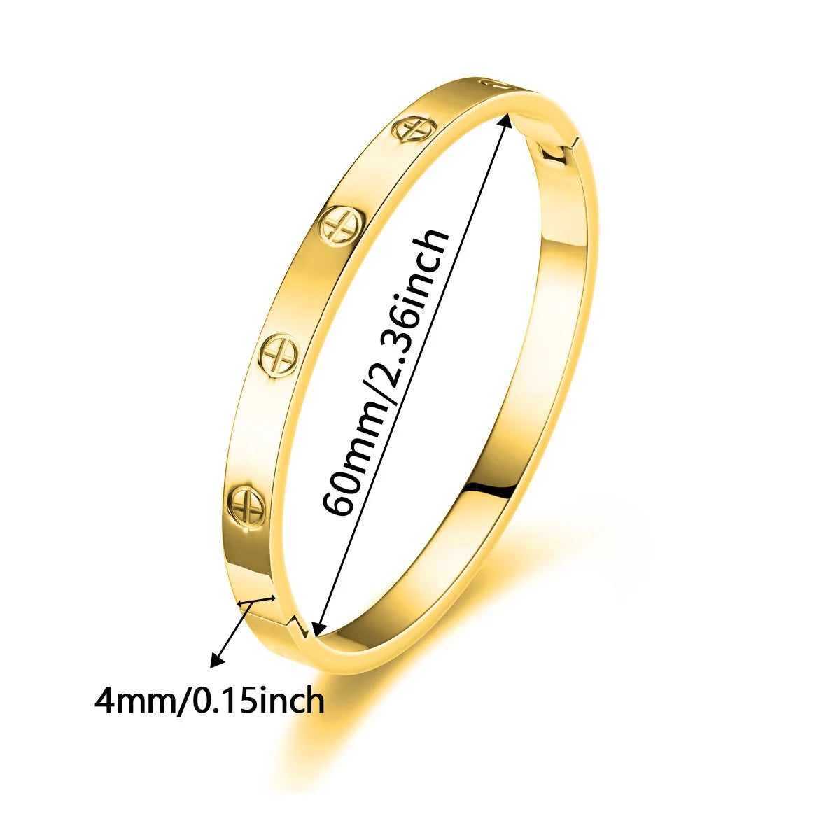 European American Stainless Steel Cross Bracelet - Gold & Silver Couple Jewelry, Perfect Holiday Gift for Men & Women