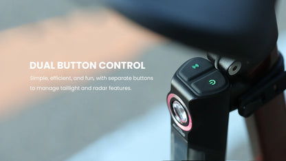 Magicshine Smart Bike Radar Tail Light – Rear View Cycling Taillight Compatible with GPS Bike Computers & Smartwatches