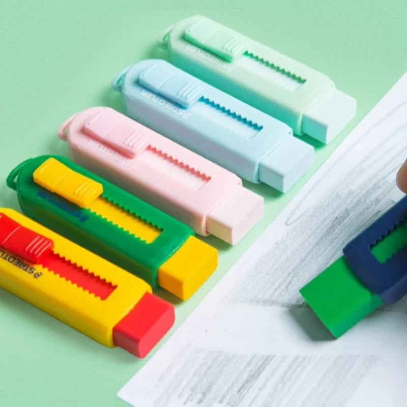 STAEDTLER 525 Telescopic Push Eraser — Professional Drawing Eraser for School & Office