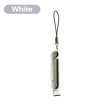 240W OTG Type-C Adapter – USB-C Male to Female Fast Charging & Data Transfer Converter with Foldable Holder Keychain Design