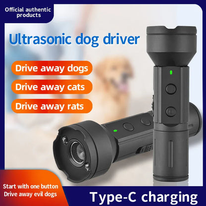 Rechargeable Ultrasonic Dog Bark Control Device - Safe and Effective Deterrent for Excessive Barking, Gentle Training Solution