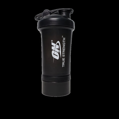 Shaker Protein Bottle - Powder Shaker Cup with Ball Kit, High Capacity Plastic Blender Bottle for Fitness and Water