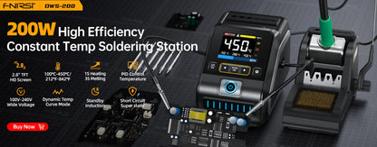 FNIRSI LCR-ST1 Mini Smart Tweezer | LCR SMD ESR Tester for Resistance, Capacitance, Inductance, Continuity & Diode Testing