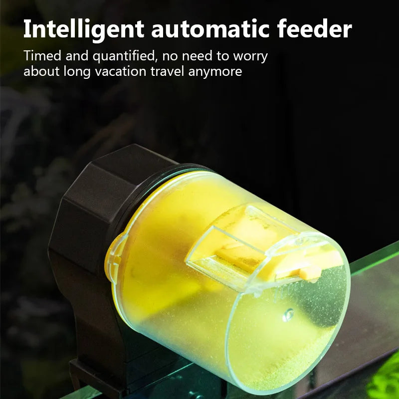 Automatic Fish Tank Feeder – Intelligent Timing Aquarium Feeder for Goldfish with Large Capacity