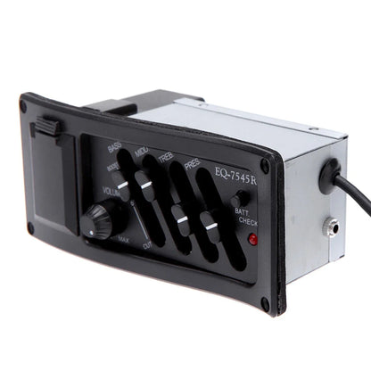 Acoustic Guitar EQ Piezo Pickup & Pre-Amp Unit - EQ-7545R