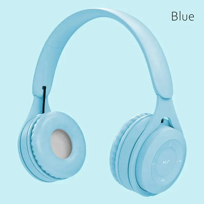 Y08 Wireless Bluetooth Macaron Headphones – Stereo Headband Gaming Headset with Mic for Mobile, Tablet & Gamer Girls