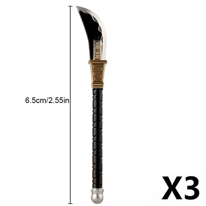 Medieval Figure Weapons Building Blocks Kit – King Sword, Lion Shield, Trident & Double-Edged Axe Battle Toy