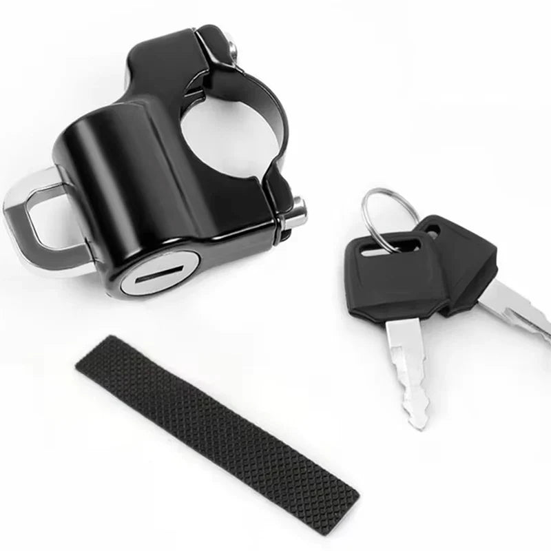 Neutral Helmet Lock for Electric Vehicles | Anti-Theft Motorcycle & Battery Safety Wire Rope Lock