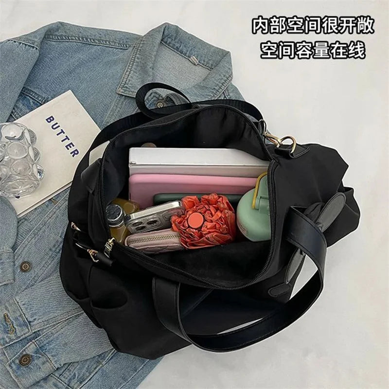 Sanrio Hello Kitty Y2K Shoulder Bag – Cute Folding Big Travel Cartoon Handbag, Versatile & Portable