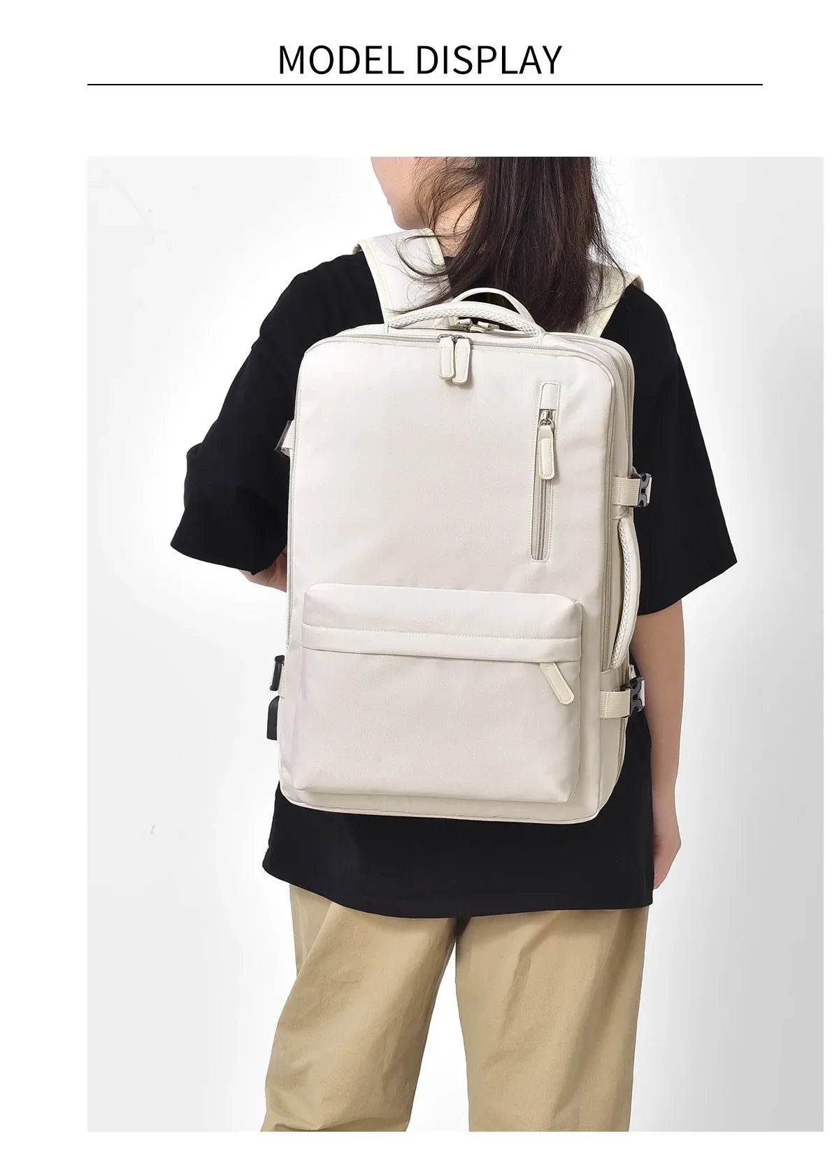 40x30x20 Cabin Backpack — Hand Luggage Laptop Bag for Airplane Travel, School, Men & Women