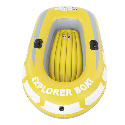 PVC Inflatable Kayak – 2-Person Canoe for Rowing, Fishing, Drifting & Diving Air Boat