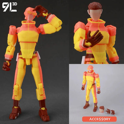 3D Printed Invincible 2.0 Superheroes Action Figures – Multi-Jointed Anime Toy Model Ornaments Gifts