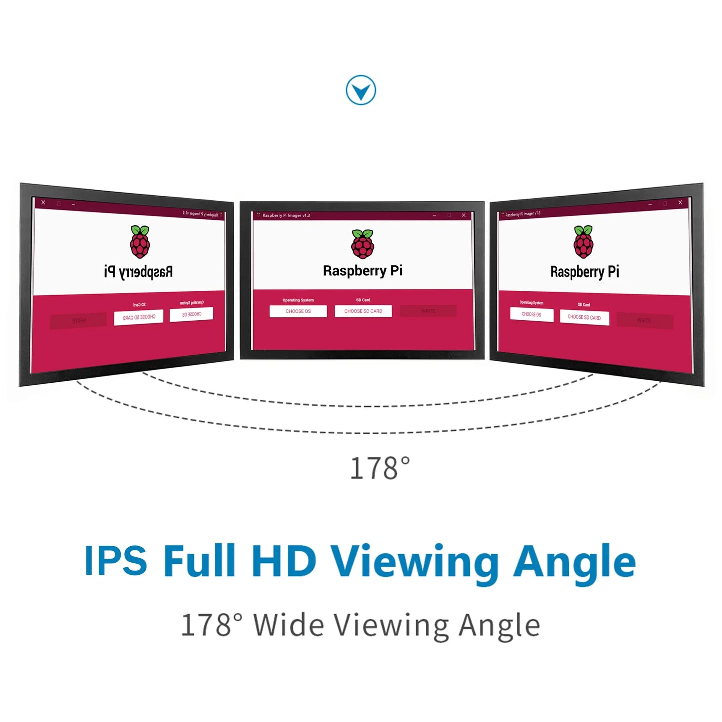 7 Inch Mini TFT Monitor – 1024x600 High-Resolution LCD Screen with HD/VGA/AV Input for Laptop & Home Security Camera