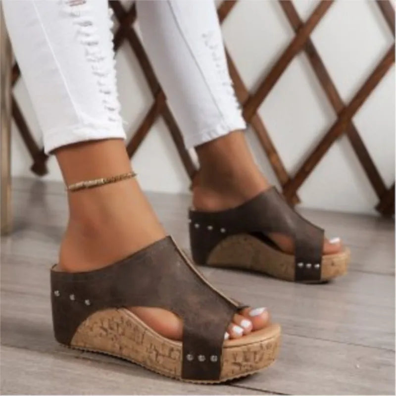 Women’s Summer Sandals – Soft Slide Wedges & Platform Heels, Comfortable Casual Footwear