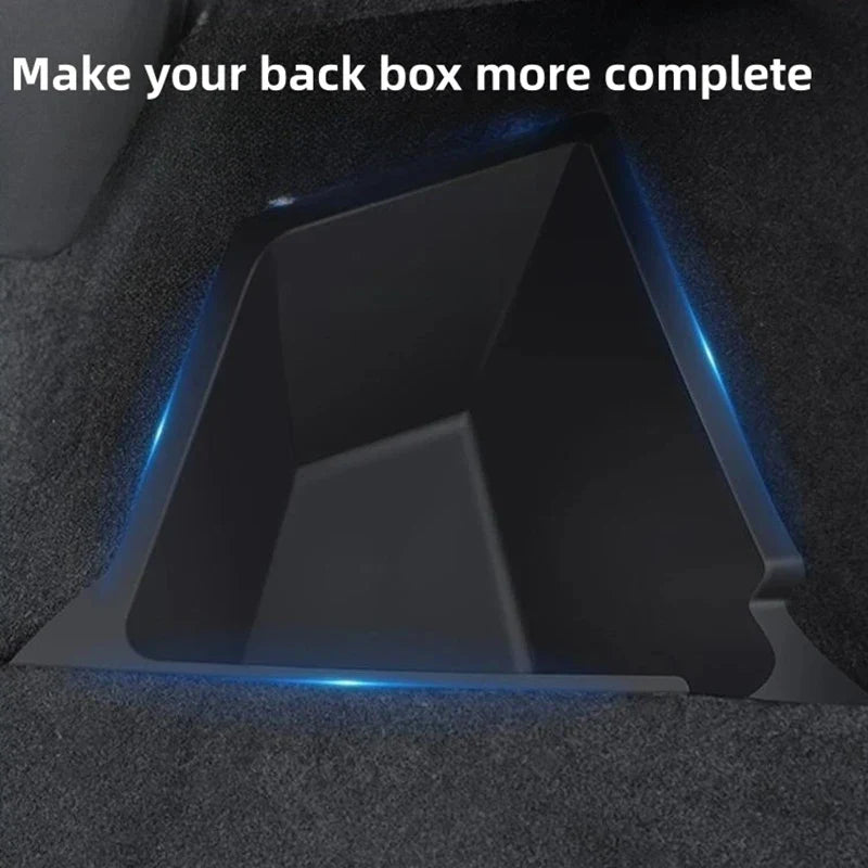 Tesla Model Y Berlin/Austin 2022-2025 Trunk Side Storage Bins – TPE Cargo Organizer with Carpet Lids