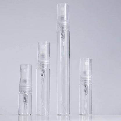 8/16PCS Portable Glass Perfume Bottles — Refillable Spray Atomizer Travel Bottles for Women