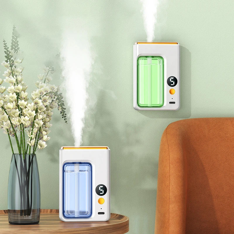 50ml Desktop Aromatherapy Oil Diffuser Machine – USB Smart Air Purifier with Display – Car Air Freshener and Home Bathroom Deodorizer