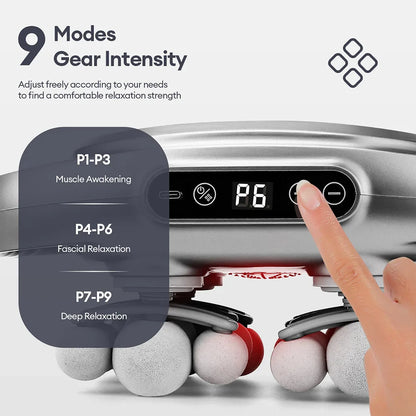 16-Head Fascia Massage Gun – High-Frequency Vibration Body Massager for Back, Waist, Neck, and Shoulders, Muscle Relief