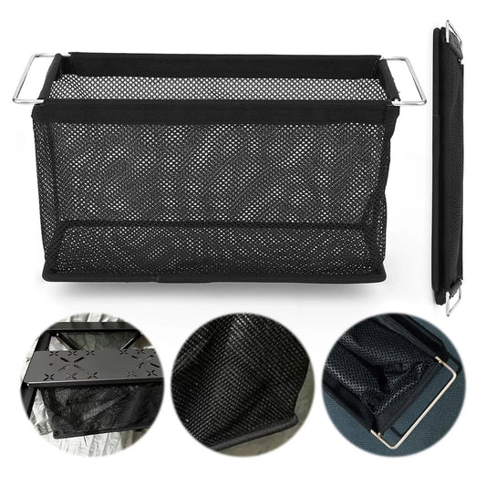 Portable Folding IGT Mesh Drain Basket – Camping Storage Box for Outdoor IGT Table Accessories
