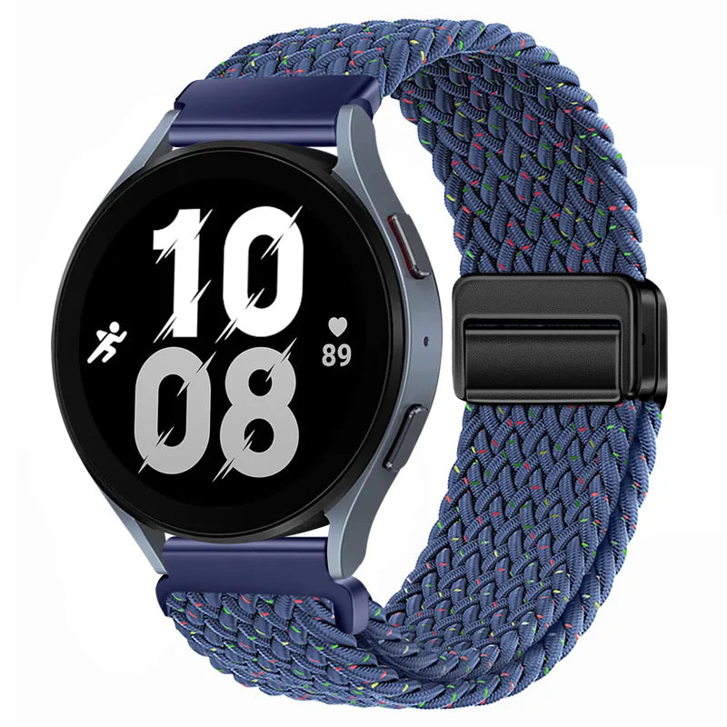 22mm Braided Nylon Watch Band – Loop Sport Strap for OnePlus Watch 3/2, OPPO Watch X/X2/4 Pro & 46mm Smartwatch Bracelet