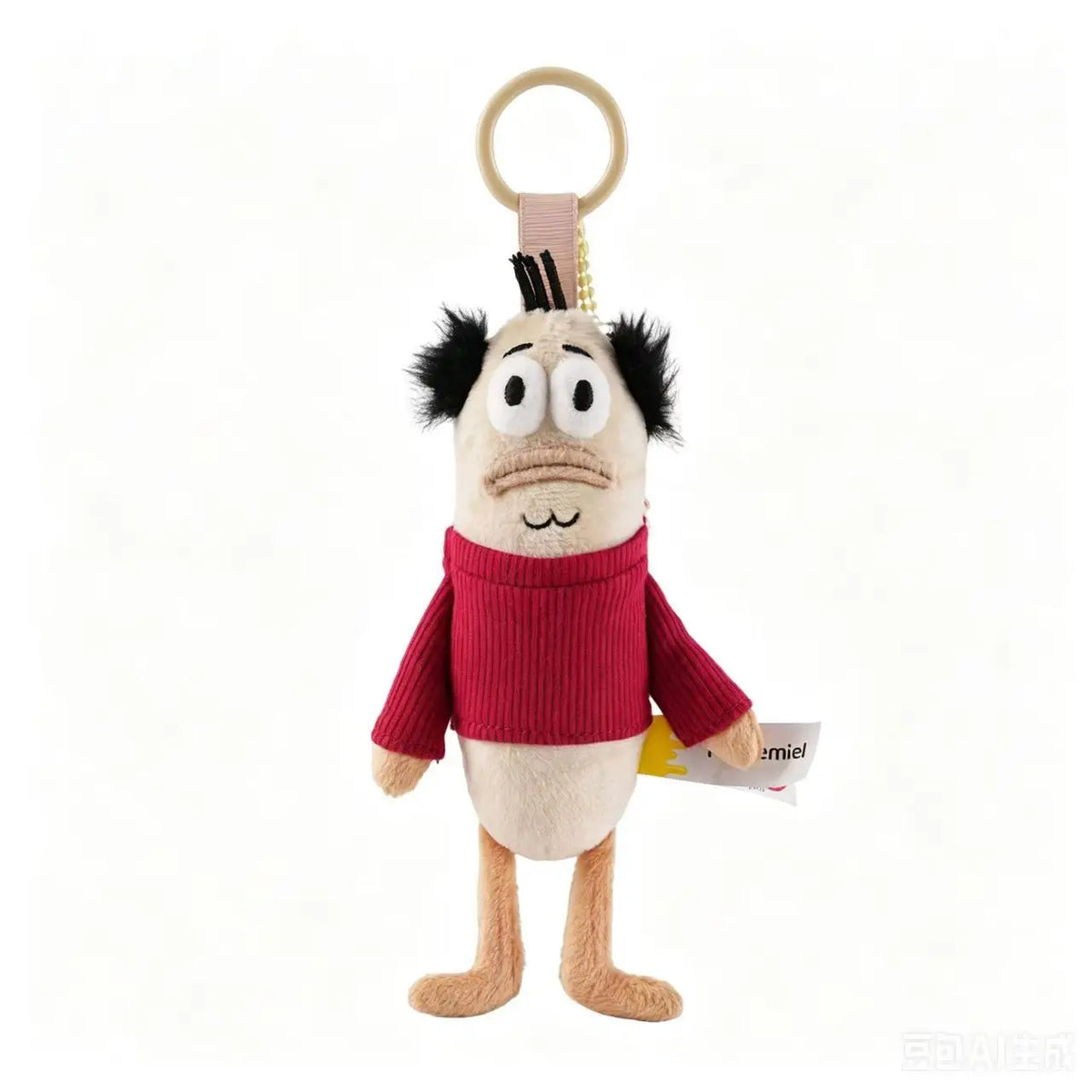 SpongeBob Ugly-Cute Fish Plush Keychain - Funny Kawaii Bag Charm & Gift Decoration