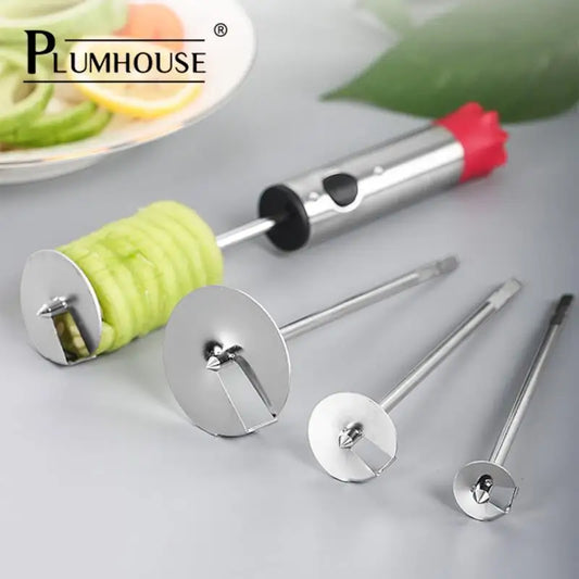 Ergonomic Anti-Slip Handle Drill Vegetable Fruit Corer - Denucleator for Hollowing Out Zucchini, Potatoes, Carrots, Pears