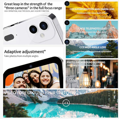 New 4K Digital Camera – Night Vision, Triple Lens, 3-Inch HD Touch Screen, 64MP, OTG Transmission, 3600mAh Battery