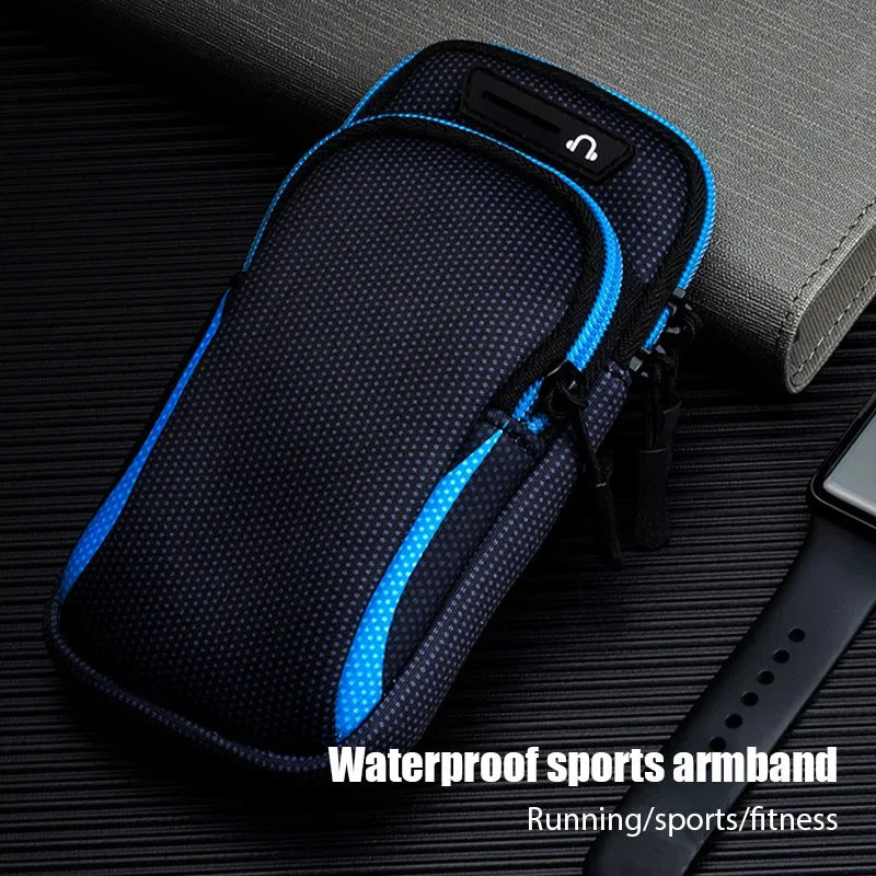 Universal Sports Armband Phone Case – Running Arm Holder for iPhone, Xiaomi, Huawei Phones Up to 6.5"-7.2"