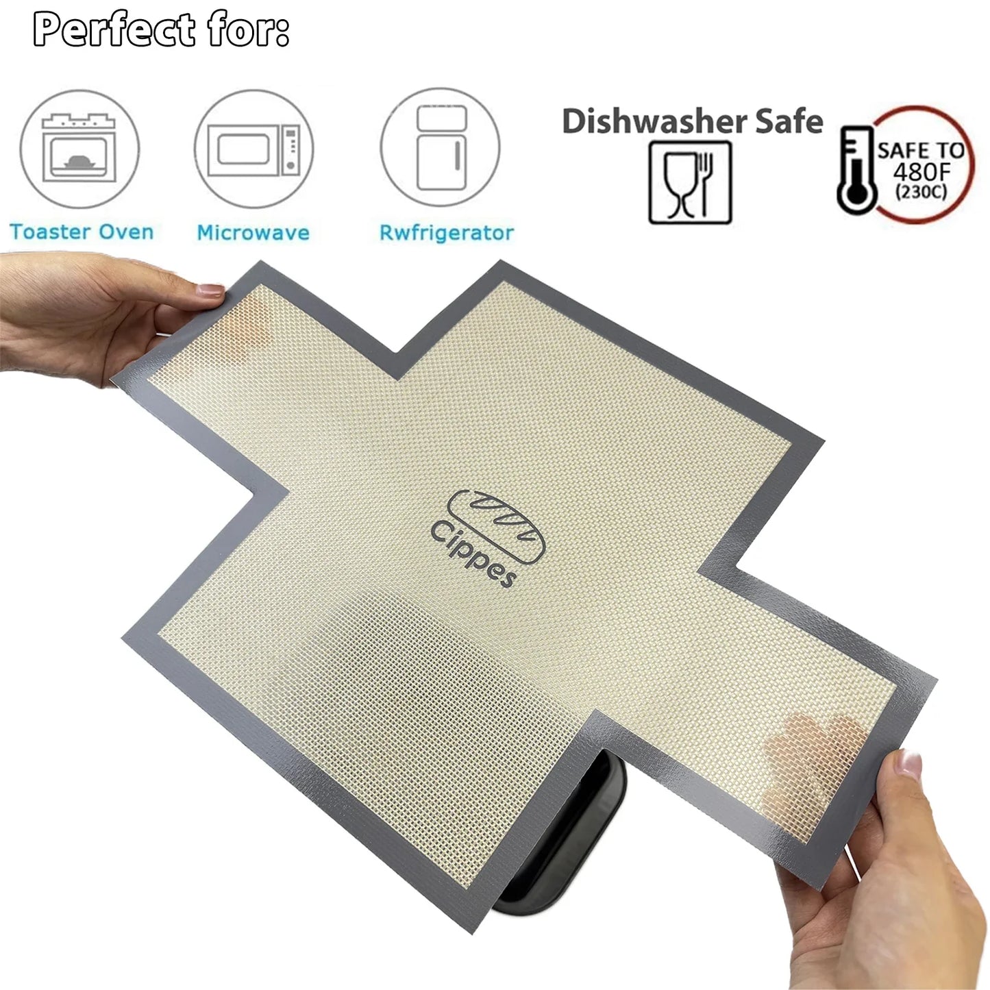 Silicone Bread Loaf Pan Liners – Reusable Nonstick Baking Mat for 9.5x5 Inch or 1.5LB Bread Pans, Heat Resistant