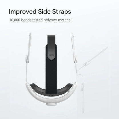 KIWI Design Comfort Adjustable Head Strap: Compatible with Quest 3 Elite Strap Replacement for Enhanced Support - VR Accessories