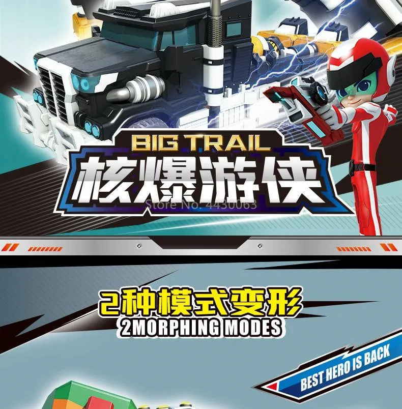 Galaxy Detectives Tobot Transformation Toy – Car to Robot Anime Figure, Korea Cartoon Deformation Tank Gift