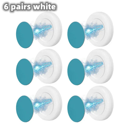 Magnetic Wall Hooks — Strong Invisible Holder for Keys, Remotes & Home Organization