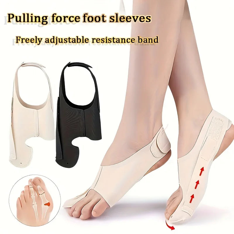 Big Toe Bunion Corrector - Adjustable Breathable Toe Straightener with Non-Slip Fit