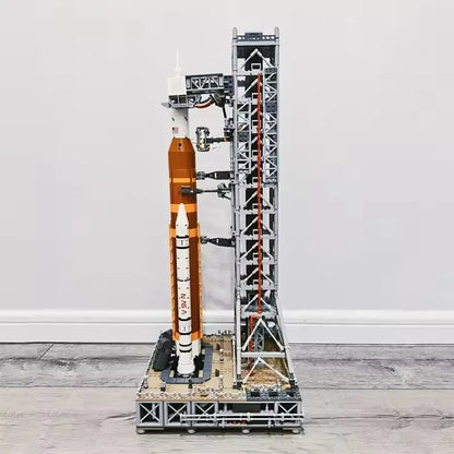 MOC Space Rocket Launch System Building Block Model — Kids' Festival Gift Ornament (Boys)