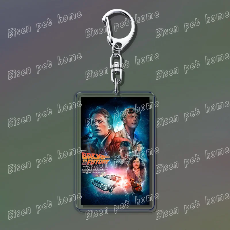 Classic Movie Keychains – Jaws, Fight Club, Avatar Pendant Key Rings for Bags & Fan Gifts
