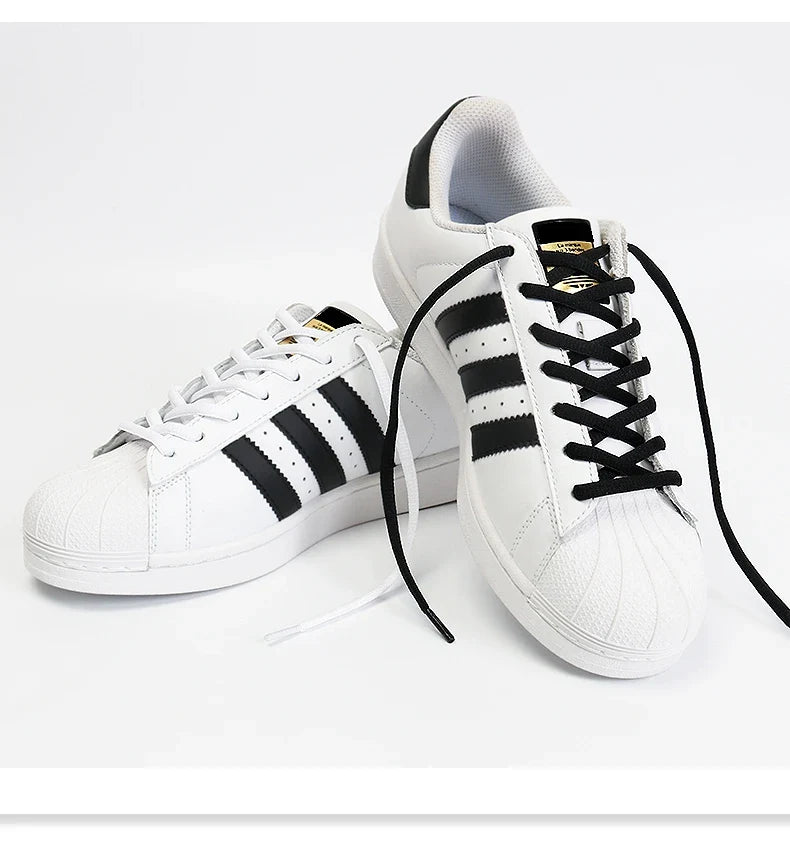 Oval & Semicircle Sneakers Shoe Laces – Classic Woven Round Shoelaces for Adult Unisex Casual & Sports Shoes