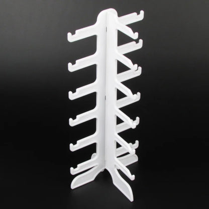 Plastic Sunglasses & Eyeglasses Display Stand — Space-Saving Home Organizer Shelf
