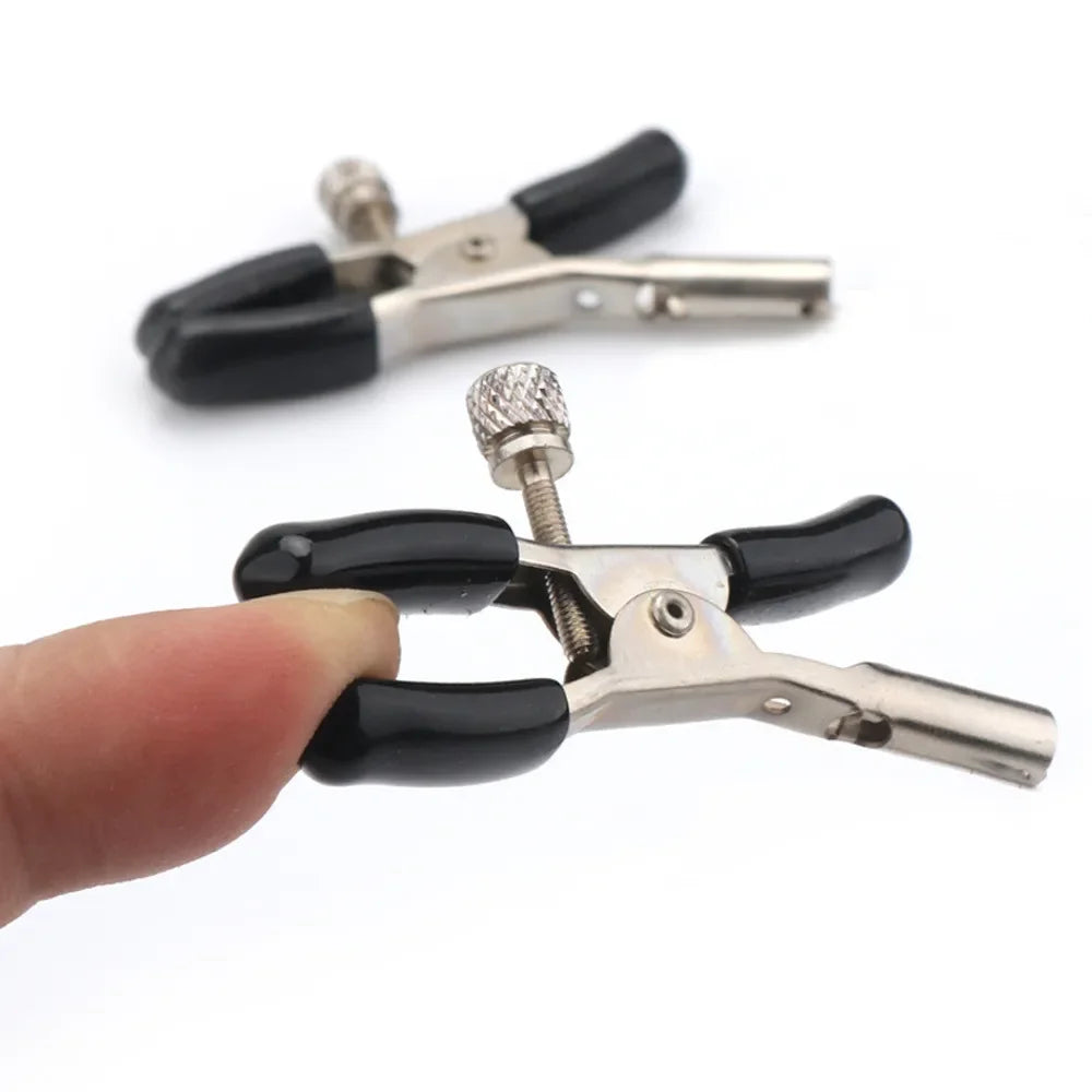 Stainless Steel Nipple Clip Accessories – Butterfly Style Metal Body Jewelry for Couples