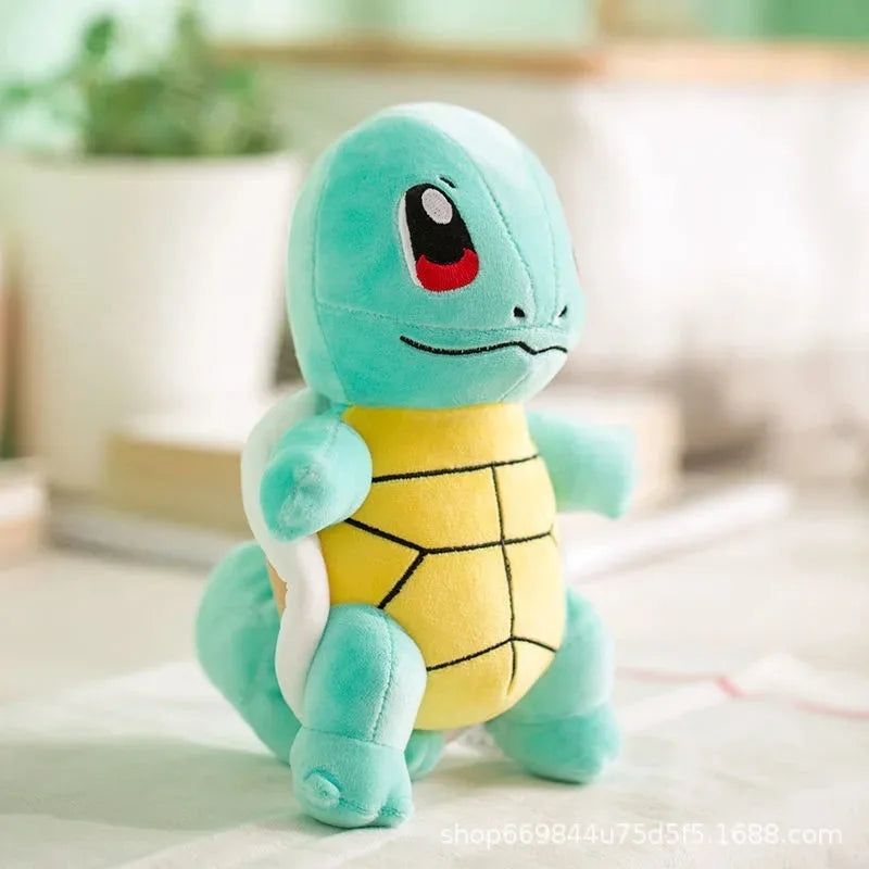 20cm Pokemon Plush Toys – Kawaii Pikachu, Raichu, Jenny, and Turtle Anime Dolls for Kids' Birthday & Christmas Gifts