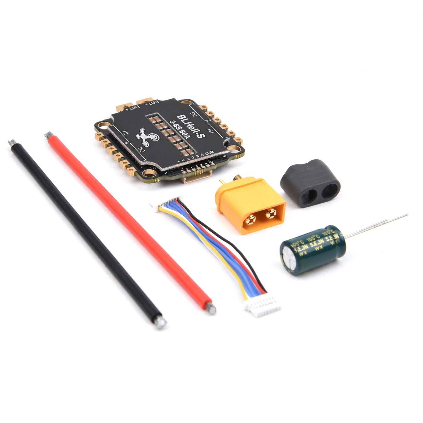 F405 F7 F722 Flight Controller & 60A 4in1 BLheli_S ESC Stack – 30.5x30.5mm for RC FPV Racing Drones